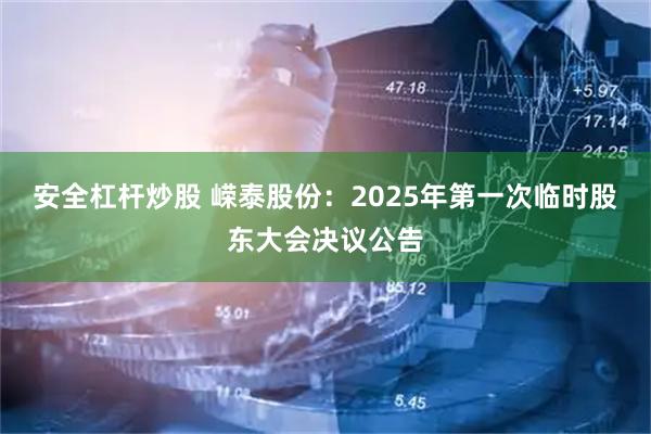 安全杠杆炒股 嵘泰股份：2025年第一次临时股东大会决议公告